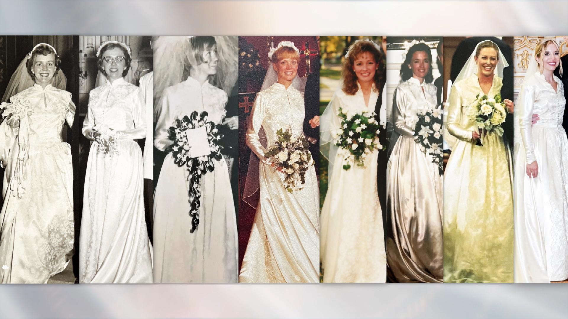 My 127-year-old wedding dress: Bride tells story of her family