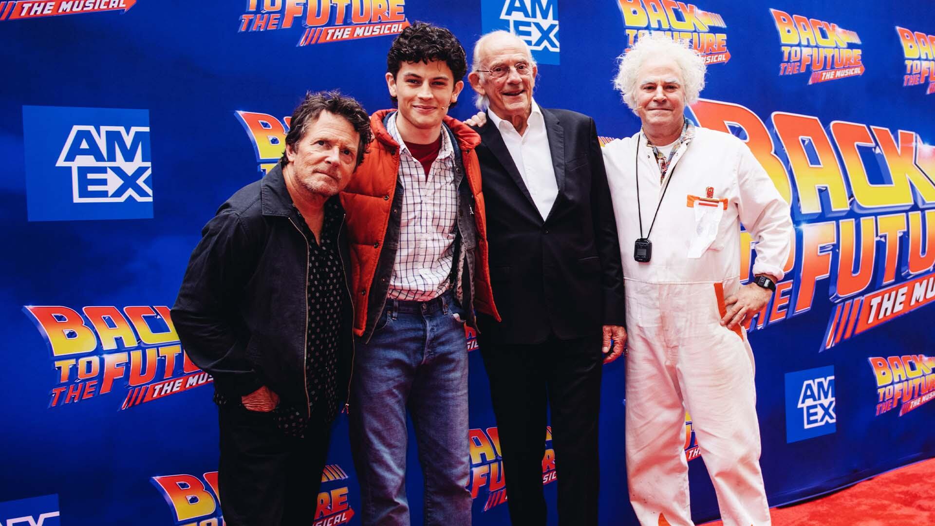 Michael J. Fox Reunites With 'Back to the Future' Cast on Broadway