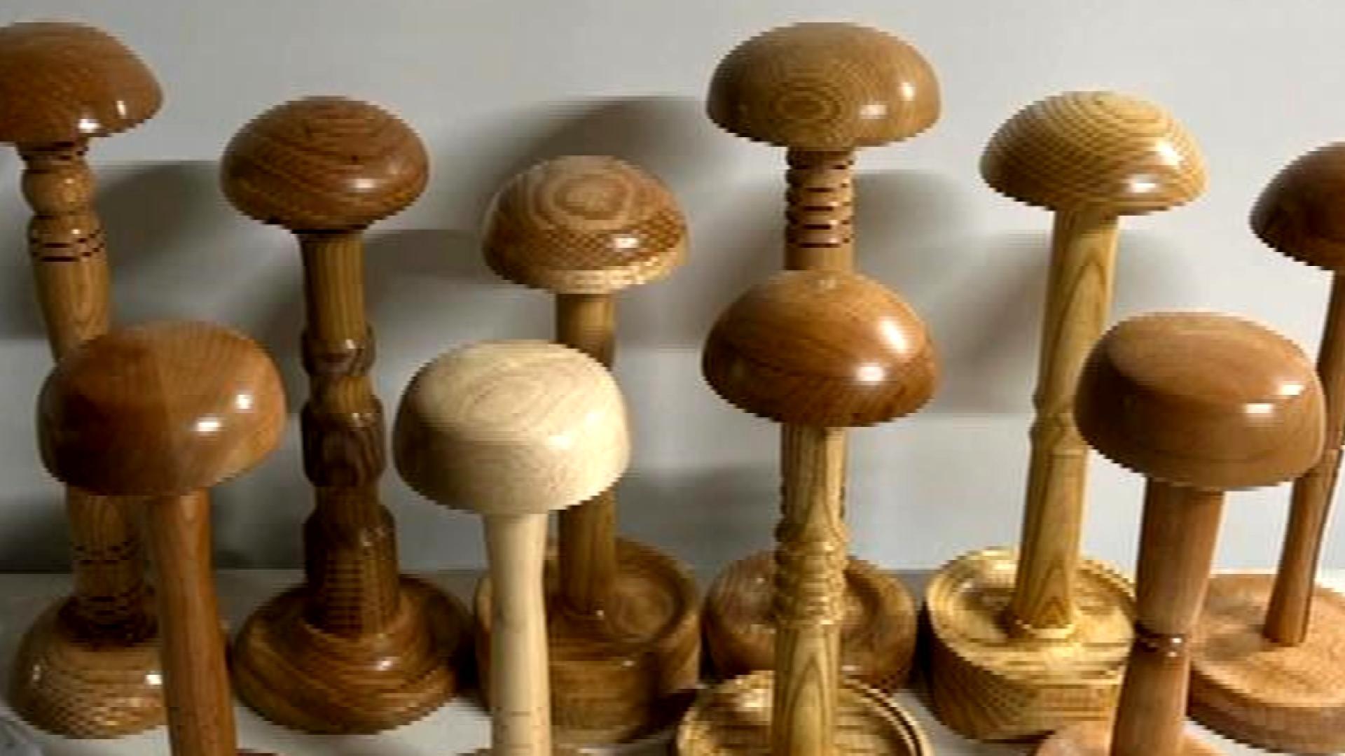 Woodturning Wig Stand For Cancer Patients